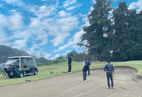 バンカーレッスン